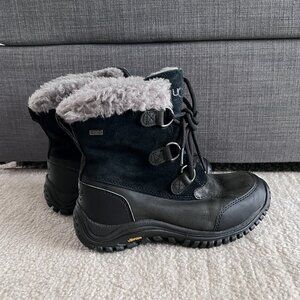 UGG Women's Ostrander Winter Boots Waterproof Black 1008125 Size 6